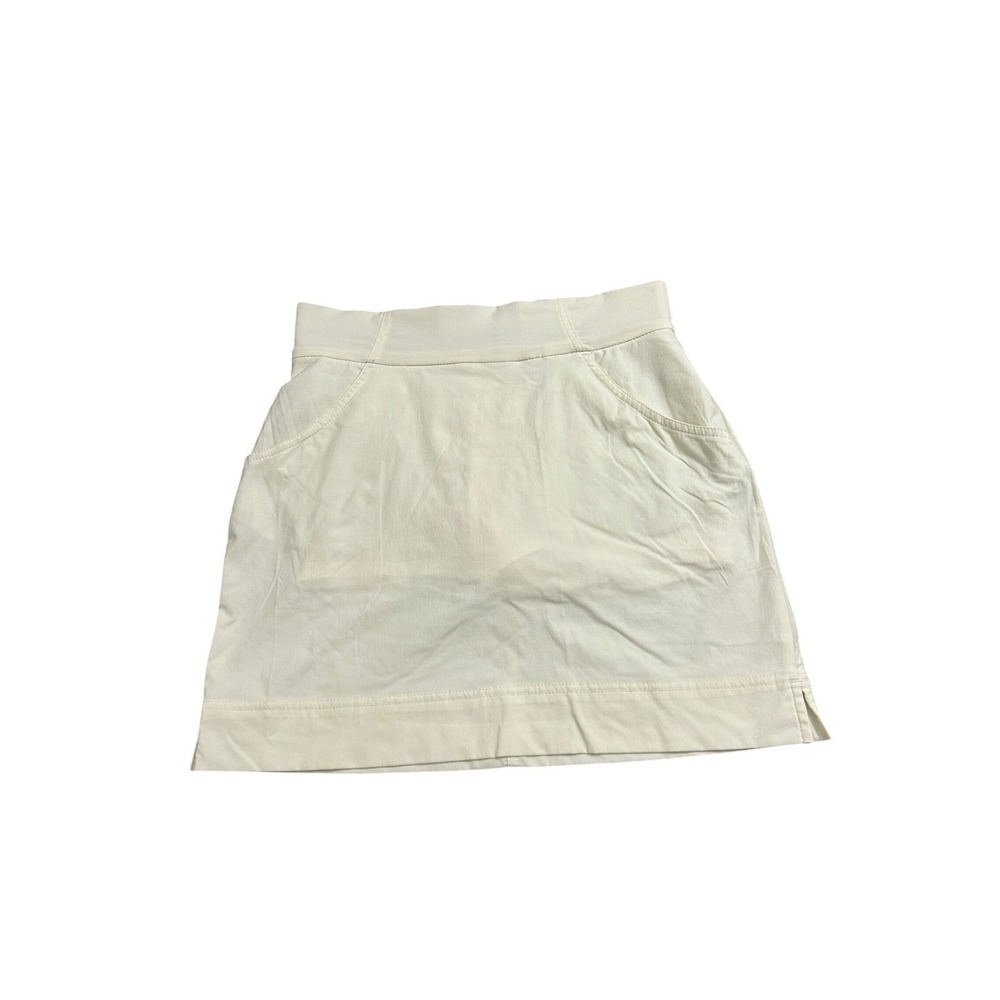 Columbia‎ Sexy Skort Womens XS Cream Good Omni-Shield Hiking Activewear AK1074
